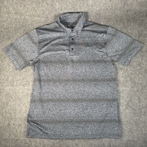 Under Armour Playoff Polo Shirt Men's L Gray Performance Golf Activewear Top